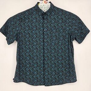 Mizzen Main Shirt Mens Large Leeward Short Sleeve Preppy Oak Hills Country Club